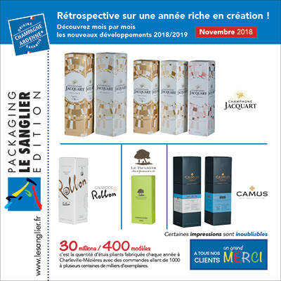 Actu du 05/04/2019 - Les nouveaux developpements 2018 2019 Novembre 2018