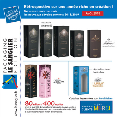 Actu du 01/04/2019 - Les nouveaux developpements 2018 2019 Aout 2018