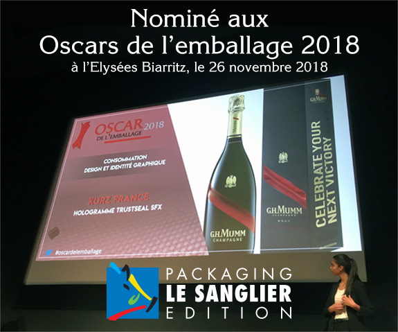 Actu du 11/01/2019 - Nomin aux oscars de l emballage 2018